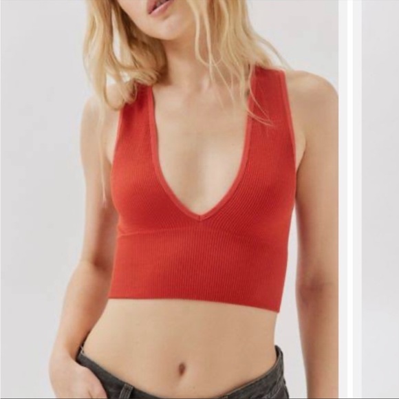Urban Outfitters Out From Under Hailey Bra Top M/L Women’s Red EUC. - Picture 1 of 5